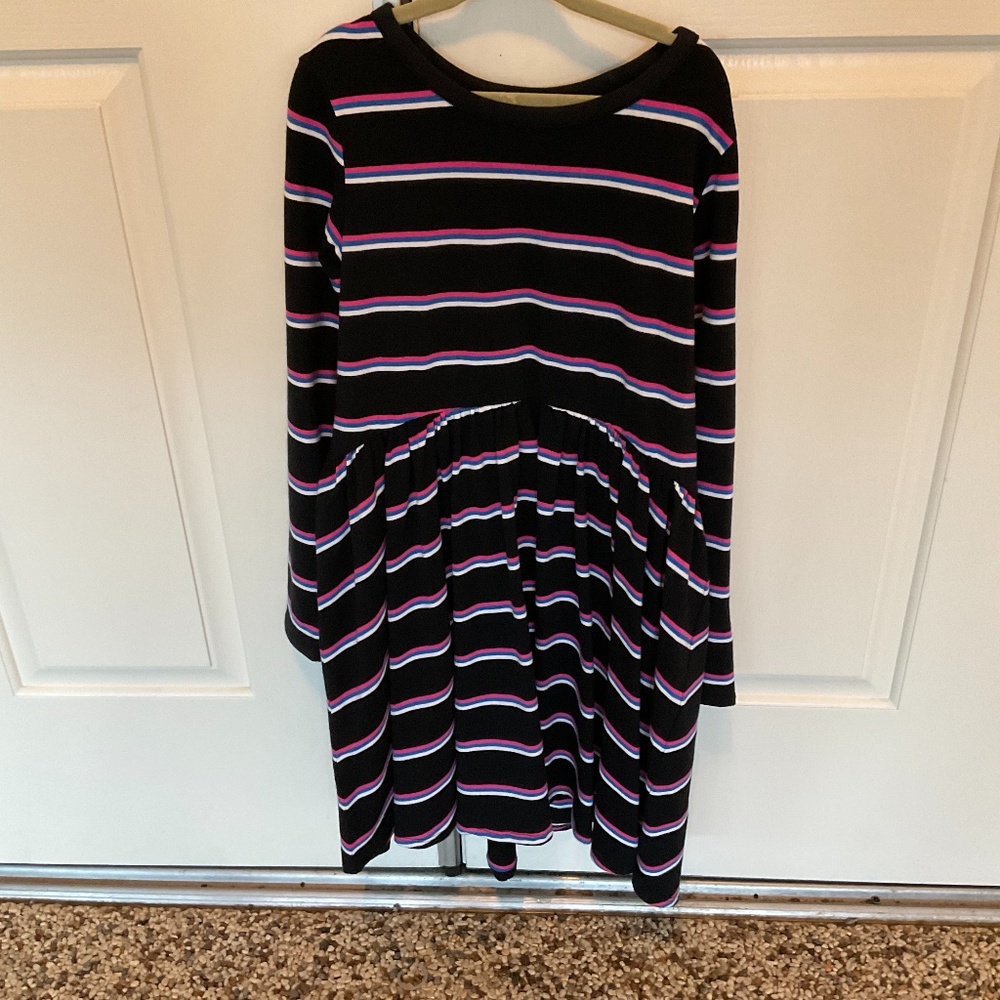 NWT girls Tucker+Tate Colorful striped long sleeve dress